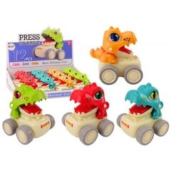 Mašīnas Lean Toys Dinosaur Riding Car cena un informācija | Rotaļlietas zīdaiņiem | 220.lv