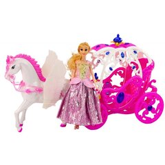 Princeses lelle ar karieti Lean Toys цена и информация | Игрушки для девочек | 220.lv