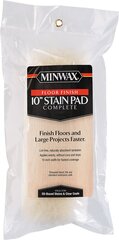 Spilventiņš eļļas traipu uzklāšanai uz grīdas, Minwax, Lambskin Floor Stain Pad Complete цена и информация | Инструменты для покраски | 220.lv