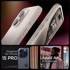 SPIGEN Liquid Air priekš iPhone 15 Pro Max (6,7") – Titanium cena un informācija | Telefonu vāciņi, maciņi | 220.lv