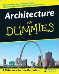 Architecture For Dummies cena un informācija | Grāmatas par arhitektūru | 220.lv