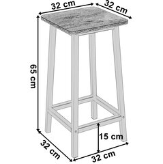 Барный стул - Kent, коричневый цена и информация | Стулья для кухни и столовой | 220.lv