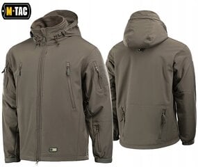 Ziemas jaka ar oderi, M-Tac, Softshell, Olive cena un informācija | Vīriešu virsjakas | 220.lv