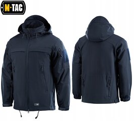 Ziemas jaka, M-Tac, Softshell Police, Navy Blue cena un informācija | Vīriešu virsjakas | 220.lv