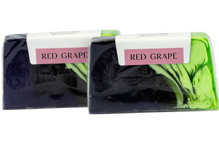 Glicerīna ziepes RED GRAPE, Greenum, 2x100 g цена и информация | Мыло | 220.lv