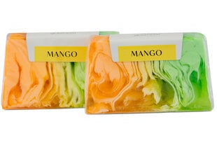 Glicerīna ziepes MANGO, Greenum, 2x100 g цена и информация | Мыло | 220.lv