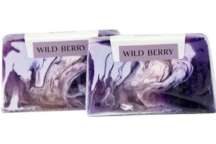 Glicerīna ziepes WILD BERRY, Greenum, 2x100 g cena un informācija | Ziepes | 220.lv