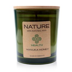 "Qult Senses of Nature – HEALTH" - Ароматические свечи в стакане с деревянной крышкой - " Manuka Honey" цена и информация | Подсвечники, свечи | 220.lv