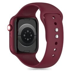 TECH-PROTECT SILIKONS APPLE WATCH 4 | 5 | 6 | 7 | 8 | 9 | SE | ULTRA 1 | 2 (42 | 44 | 45 | 49 MM) MULBERRY cena un informācija | Viedpulksteņu un viedo aproču aksesuāri | 220.lv