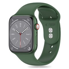 TECH-PROTECT SILIKONA APPLE WATCH 4 | 5 | 6 | 7 | 8 | 9 | SE | ULTRA 1 | 2 (42 | 44 | 45 | 49 MM) OLĪVU KRĀSĀ cena un informācija | Viedpulksteņu un viedo aproču aksesuāri | 220.lv