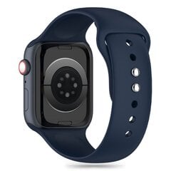 TECH-PROTECT SILIKONA APPLE WATCH 4 | 5 | 6 | 7 | 8 | 9 | SE | ULTRA 1 | 2 (42 | 44 | 45 | 49 MM) VĒTRA ZILS cena un informācija | Viedpulksteņu un viedo aproču aksesuāri | 220.lv