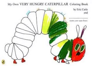 My Own Very Hungry Caterpillar Colouring Book цена и информация | Книги для малышей | 220.lv