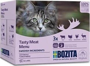 Bozita Cat Multibox ar gaļu, 12x85 g cena un informācija | Konservi kaķiem | 220.lv