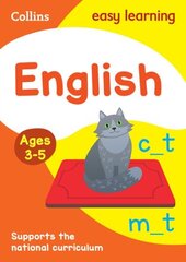 English Ages 3-5: Prepare for School with Easy Home Learning цена и информация | Книги для подростков и молодежи | 220.lv