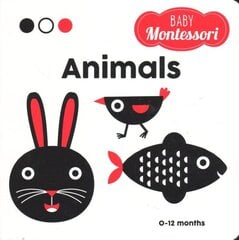 Animals: Baby Montessori cena un informācija | Grāmatas mazuļiem | 220.lv