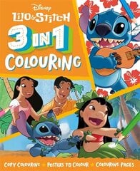 Disney Lilo & Stitch: 3 in 1 Colouring cena un informācija | Grāmatas mazuļiem | 220.lv