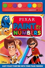 Pixar: Paint By Numbers cena un informācija | Grāmatas mazuļiem | 220.lv