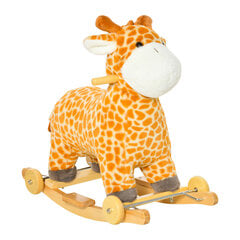 Šūpojošā rotaļlieta Žirafe Homcom cena un informācija | Rotaļlietas zīdaiņiem | 220.lv