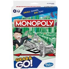 MONOPOLY Ceļojumu spēle „Grab&Go” cena un informācija | Smilšu kastes, smiltis | 220.lv