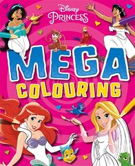 Disney Princess: Mega Colouring cena un informācija | Grāmatas mazuļiem | 220.lv