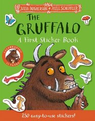 Gruffalo: A First Sticker Book: over 250 easy-to-use stickers cena un informācija | Grāmatas mazuļiem | 220.lv