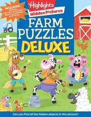 Farm Puzzles Deluxe cena un informācija | Grāmatas mazuļiem | 220.lv