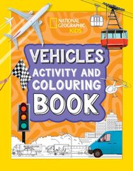 Vehicles Activity and Colouring Book cena un informācija | Grāmatas pusaudžiem un jauniešiem | 220.lv