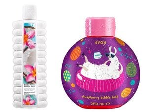 Avon vannas putu komplekts Aloha Monoi un Lama Dude cena un informācija | Dušas želejas, eļļas | 220.lv