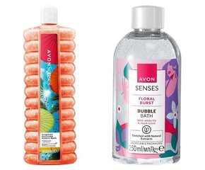 Avon vannas putu komplekts Tropical Mexicana un Floral Burst cena un informācija | Dušas želejas, eļļas | 220.lv