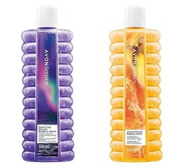 Avon vannas putu komplekts Dancing Skies un Juice Burst cena un informācija | Dušas želejas, eļļas | 220.lv