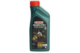 Automašīnu motoreļļa Castrol MAGNATEC 5W30 A3/B4 1L cena un informācija | Motoreļļas | 220.lv