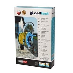 Cellfast Aluplus 1/2" 60 m šļūtenes ratiņi cena un informācija | Laistīšanas sistēmas | 220.lv