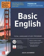 Practice Makes Perfect: Basic English, Premium Fourth Edition 4th edition cena un informācija | Svešvalodu mācību materiāli | 220.lv