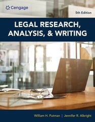 Legal Research, Analysis, and Writing 5th edition cena un informācija | Ekonomikas grāmatas | 220.lv