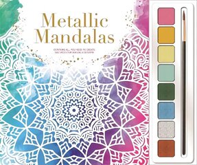 Metallic Mandalas cena un informācija | Pašpalīdzības grāmatas | 220.lv