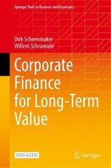 Corporate Finance for Long-Term Value 1st ed. 2023 цена и информация | Книги по экономике | 220.lv