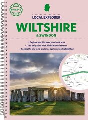 Philip's Local Explorer Street Atlas Wiltshire and Swindon cena un informācija | Ceļojumu apraksti, ceļveži | 220.lv