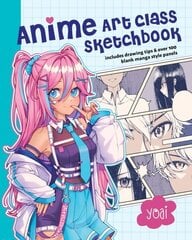 Anime Art Class Sketchbook: Includes Drawing Tips and Over 100 Blank Manga Style Panels цена и информация | Книги о питании и здоровом образе жизни | 220.lv