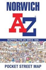 Norwich A-Z Pocket Street Map 2nd Revised edition cena un informācija | Ceļojumu apraksti, ceļveži | 220.lv