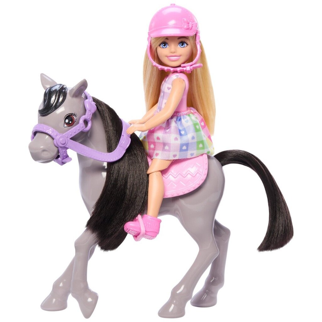 Barbie® Club Chelsea™ & Pony- Blonde HTK29 cena un informācija | Rotaļlietas meitenēm | 220.lv