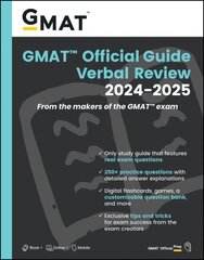 GMAT Official Guide Verbal Review 2024-2025: Book plus Online Question Bank cena un informācija | Sociālo zinātņu grāmatas | 220.lv