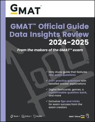 GMAT Official Guide Data Insights Review 2024-2025: Book plus Online Question Bank cena un informācija | Sociālo zinātņu grāmatas | 220.lv