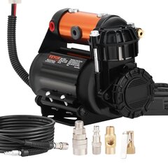 Pārnēsājamais gaisa kompresors Vevor, 150 PSI, 100L/min, 12V cena un informācija | Auto piederumi | 220.lv