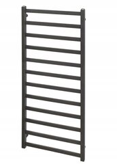 Vannas istabas trepju radiators Raro 122,5x53 cm melns cena un informācija | Dvieļu žāvētāji | 220.lv