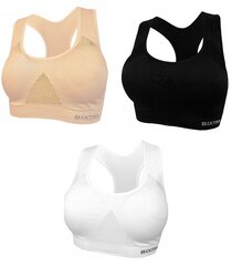 3x SPORTS BRASTON PUSH UP polsterēts TOP M/L цена и информация | Бюстгальтеры | 220.lv