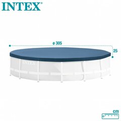 Baseina pārsegs Intex metāla karkass, 305x25x305cm cena un informācija | Baseinu piederumi | 220.lv