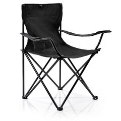 Krēsls Meteor Quay folding chair black cena un informācija | Tūrisma mēbeles | 220.lv