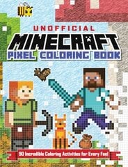 Unofficial Minecraft Pixel Coloring Book: Volume 1 cena un informācija | Grāmatas mazuļiem | 220.lv