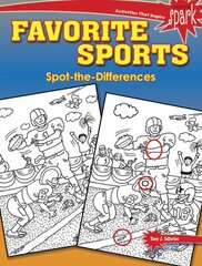 Spark Favorite Sports Spot-the-Differences цена и информация | Книги для малышей | 220.lv