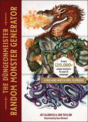 Düngeonmeister Random Monster Generator: A Mix-and-Match RPG Flipbook cena un informācija | Grāmatas par veselīgu dzīvesveidu un uzturu | 220.lv